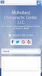 Mobile Screenshot of mulhollandchiropractic.com